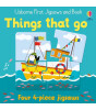 Usborne Publishing First Jigsaws And Book: Things That Go