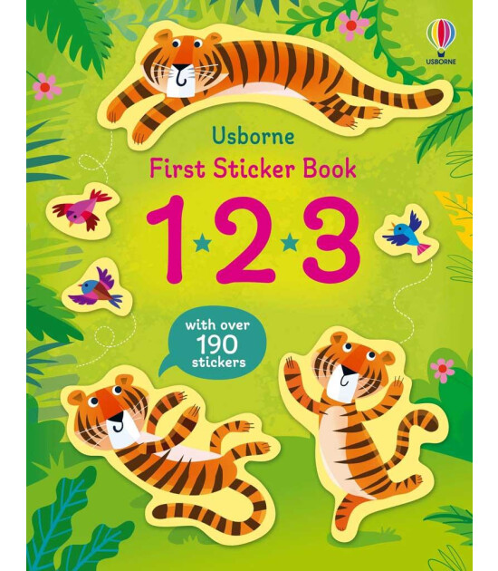 Usborne Publishing First Sticker Book: 123