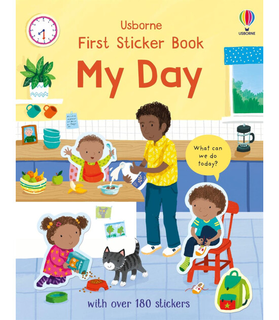 Usborne Publishing First Sticker Book: My Day