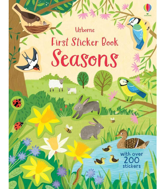 Usborne Publishing First Sticker Book: Seasons