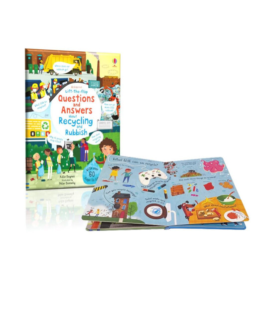 Usborne Lift-the-flap Questions and Answers About Recycling and Rubbish