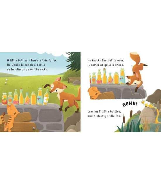 Usborne Publishing Little Board Books: Ten Little Bottles Sitting On the Wall
