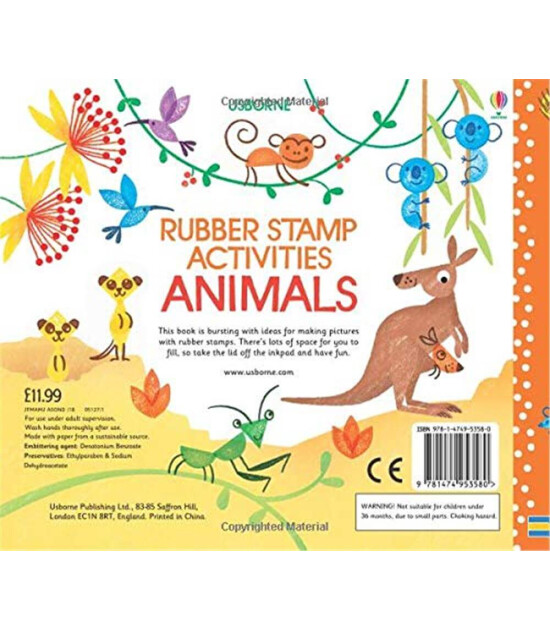 Usborne Rubber Stamp Activities // Animals