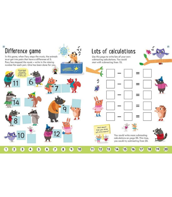 Usborne Usborne Workbooks Subtracting 5-6