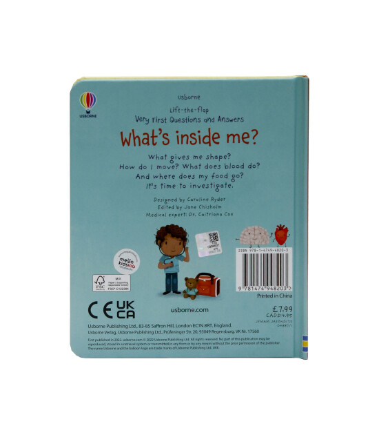 Usborne Publishing Very First Questions and Answers: What's Inside Me?