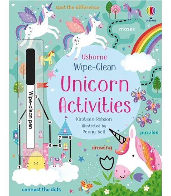 Usborne Wipe-Clean Unicorn Activities