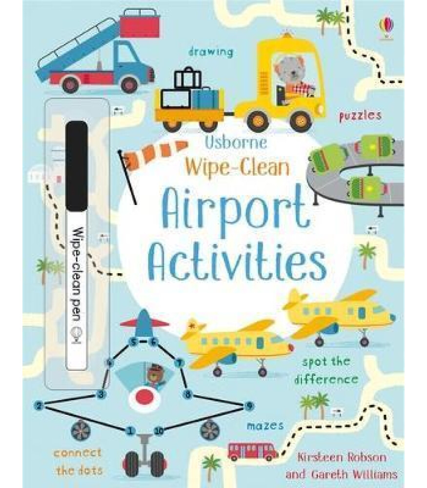 USB WipeClean Airport Activities Keyif Bebesi Kids & Toys