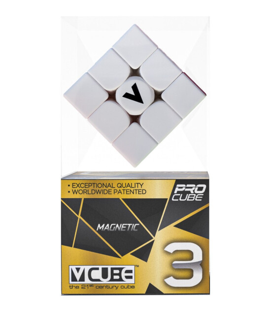 V-Cube Magnetic Pro K&uuml;p (3) // Beyaz