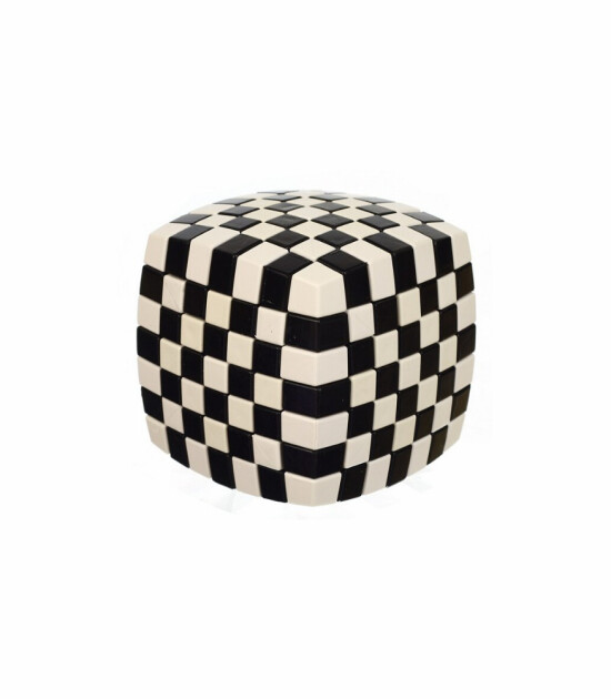 V-Cube Siyah-Beyaz Illusion Küp (7)