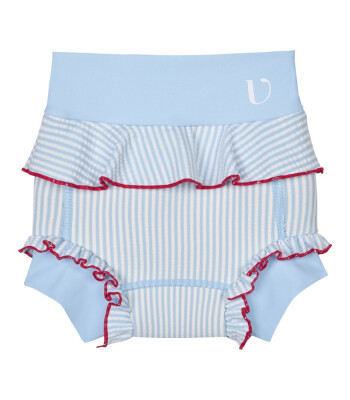 Vanilla Copenhagen Bebek Bezli Mayo Deniz Şortu // Frill Blue