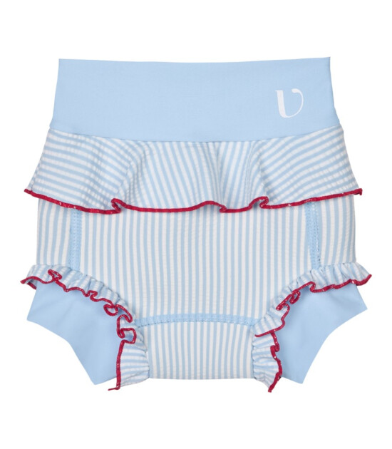 Vanilla Copenhagen Bebek Bezli Mayo Deniz Şortu // Frill Blue
