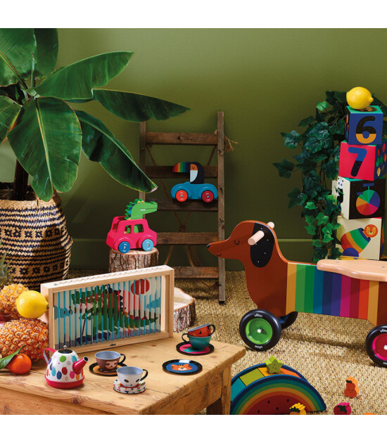 Vilac Sesli Ahşap Araba // Tukan