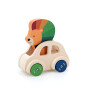 Vilac Sesli Ahşap Araba // Aslan