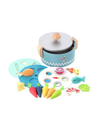 Vilac Ahşap Yemek Seti // Popotte Minus