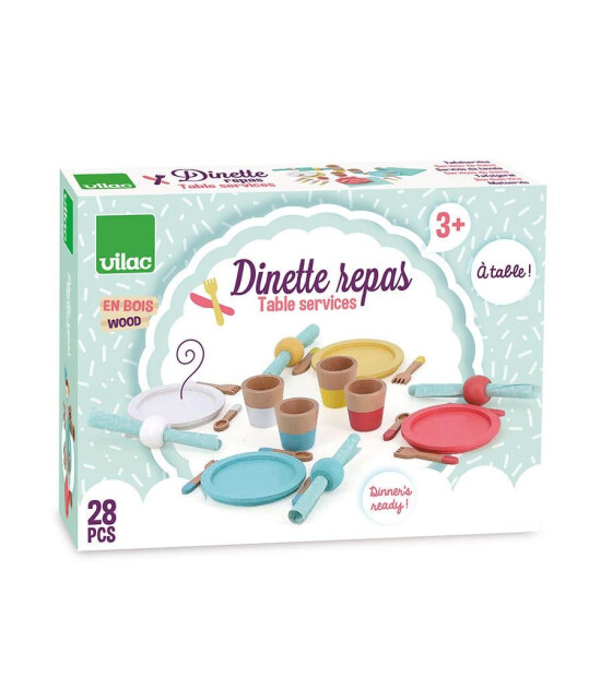 Vilac Ahşap Yemek Seti
