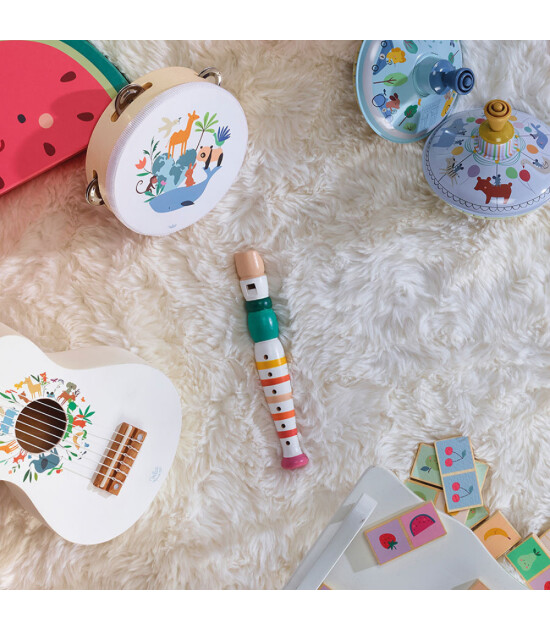 Vilac Renkli Ahşap Fl&uuml;t