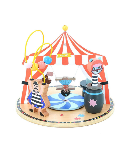 Vilac Ahşap Aktivite Oyuncağı // Sirk