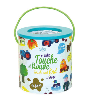 Vilac Feel and Find + Bingo Game // Farm