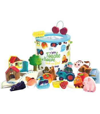 Vilac Feel and Find + Bingo Game // Farm