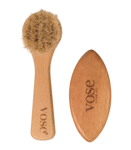 Vose Doğal At Kılı (2 Adet) // Yüz Fırçası - Tırnak Fırçası