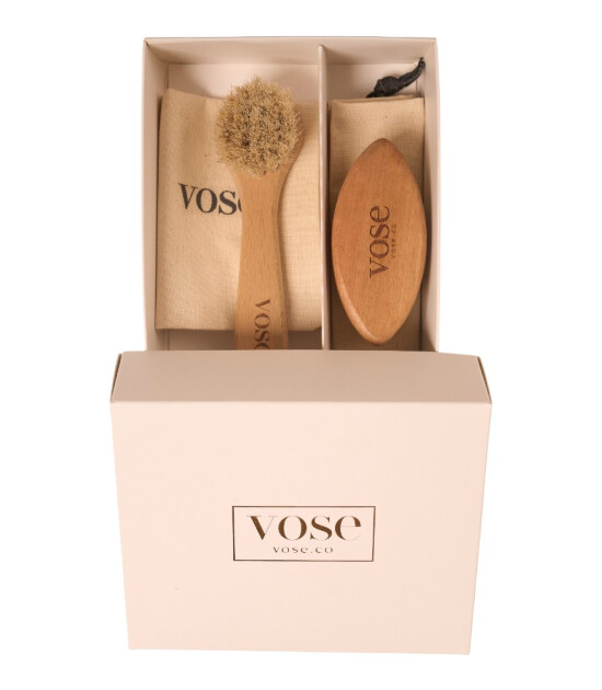 Vose Doğal At Kılı (2 Adet) // Yüz Fırçası - Tırnak Fırçası