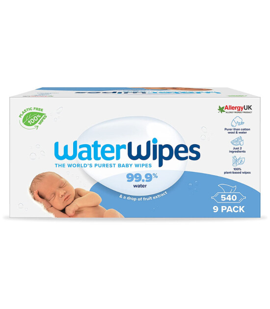 WaterWipes BIO Islak Mendil 9x60 'lı Paket (540 adet)