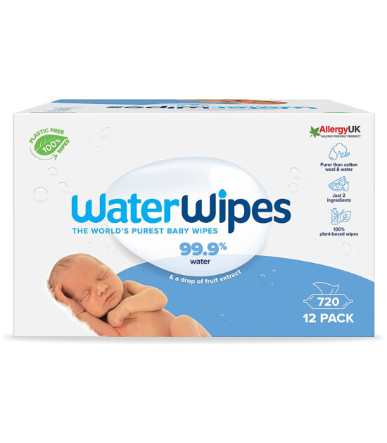 WaterWipes BIO Islak Mendil 12x60 'lı Paket (720 adet)