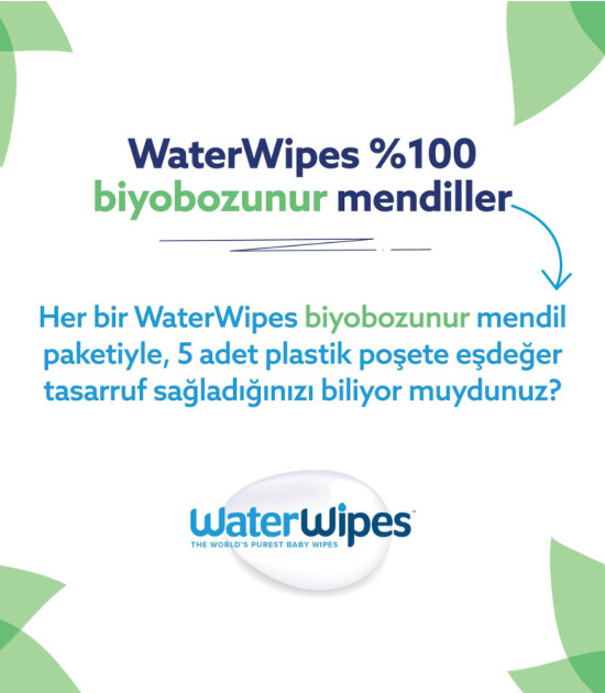 WaterWipes BIO Islak Mendil 12x60 'lı Paket (720 adet)