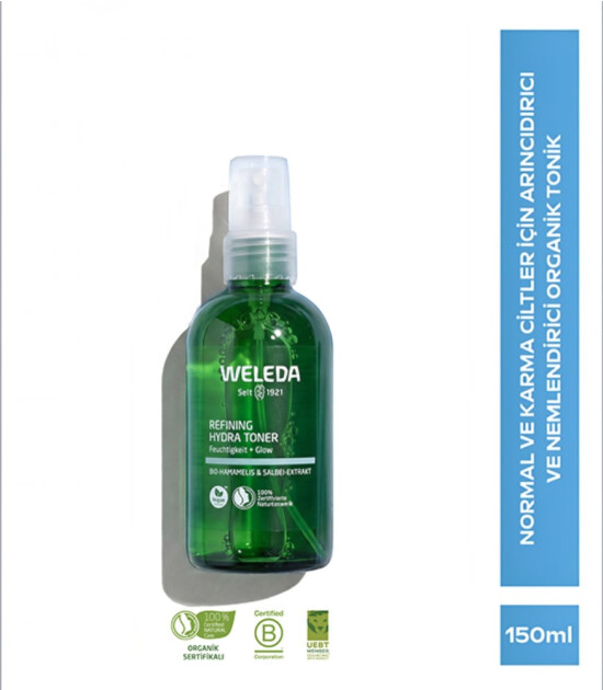 Weleda Refining Hydra Toner Organik Arındırıcı ve Nemlendirici Tonik