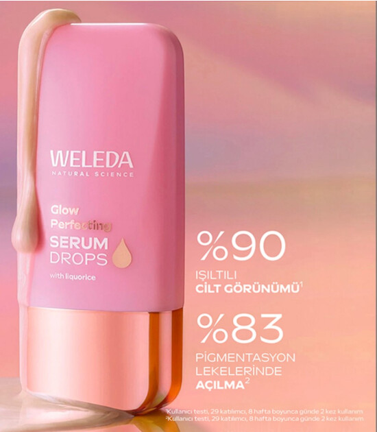 Weleda Glow Perfecting Serum Drops Organik Aydınlatıcı ve Ton Eşitleyici Serum