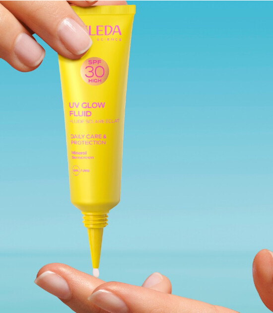 Weleda UV Glow Fluid LSF30 %100 Mineral Doğal Y&uuml;z G&uuml;neş Kremi (SPF30)