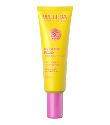 Weleda UV Glow Fluid LSF30 %100 Mineral Doğal Y&uuml;z G&uuml;neş Kremi (SPF30)