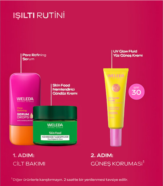 Weleda Pore Refining Serum Drops Organik P&uuml;r&uuml;zs&uuml;zleştirici ve Aydınlatıcı C Vitamini Serum