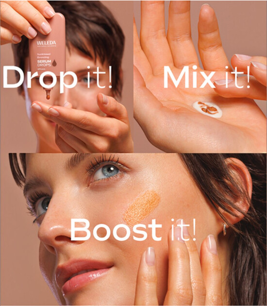 Weleda Sunkissed Bronzing Serum Drops Organik Bronzlaştırıcı ve Nemlendirici Serum