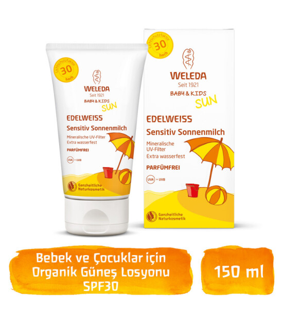 Weleda Mineral Filtreli Bebek ve Çocuk Güneş Losyonu (SPF30)