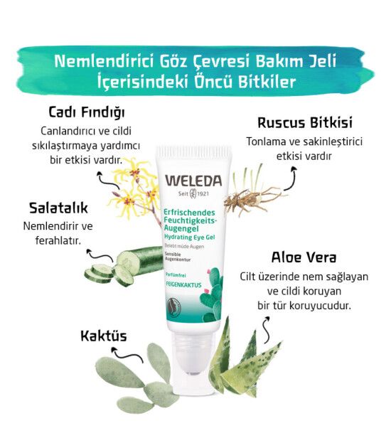 Weleda Cactus Nemlendirici Göz Çevresi Bakım Jeli