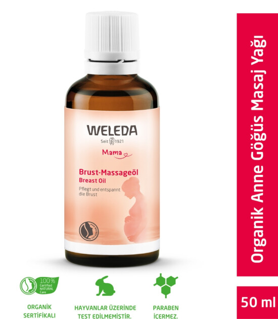 Weleda Organik Göğüs Masaj Yağı