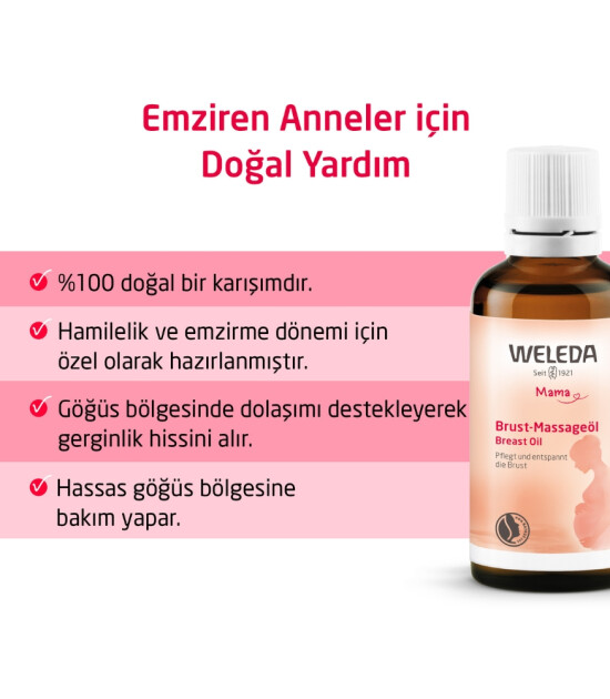 Weleda Organik Göğüs Masaj Yağı