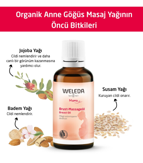 Weleda Organik Göğüs Masaj Yağı