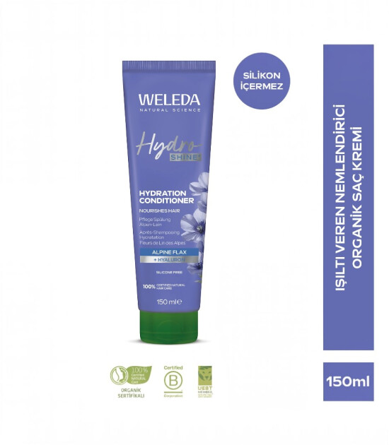 Weleda Hydro Shine Hydration Conditioner Organik Işıltı Veren Nemlendirici Sa&ccedil; Kremi