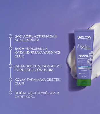 Weleda Hydro Shine Hydration Conditioner Organik Işıltı Veren Nemlendirici Saç Kremi