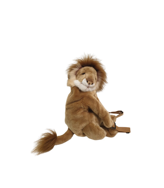 Wild & Soft Figürlü Peluş Sırt Çantası // Aslan