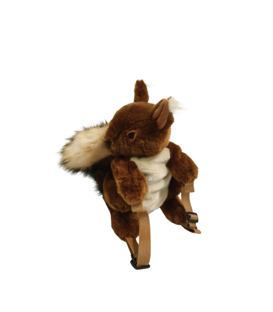 Wild & Soft Figürlü Peluş Sırt Çantası // Sincap