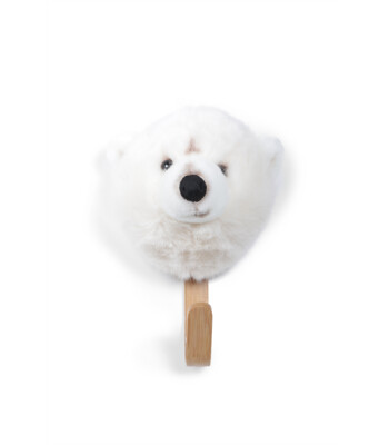 Wild & Soft Duvar Askısı // Beyaz Ayı