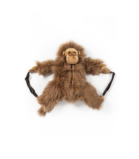 Wild & Soft Figürlü Peluş Sırt Çantası // Maymun