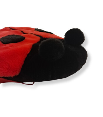 Wild & Soft Figürlü Peluş Sırt Çantası // Uğur Böceği