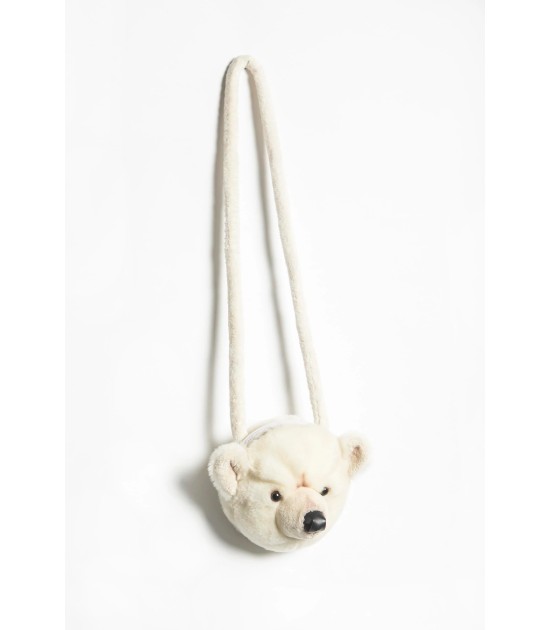 Wild & Soft Omuz Çantası // Kutup Ayısı