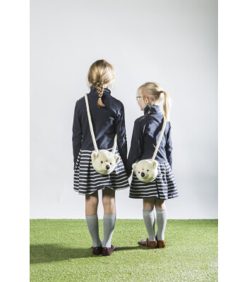 Wild & Soft Figürlü Peluş Omuz Çantası // Kutup Ayısı