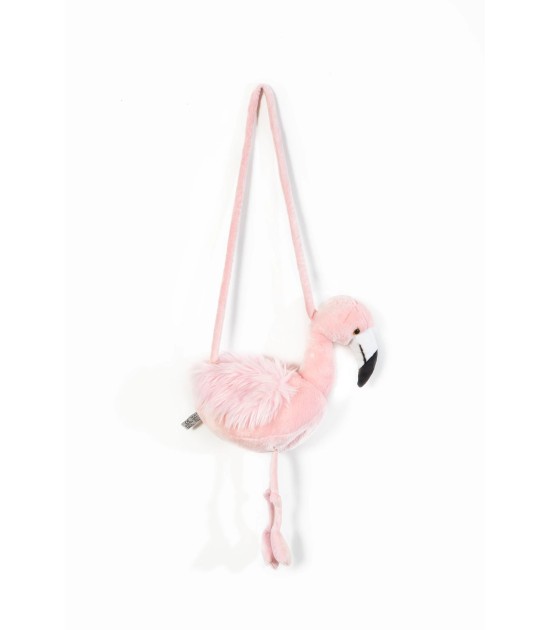 Wild & Soft Omuz Çantası // Flamingo