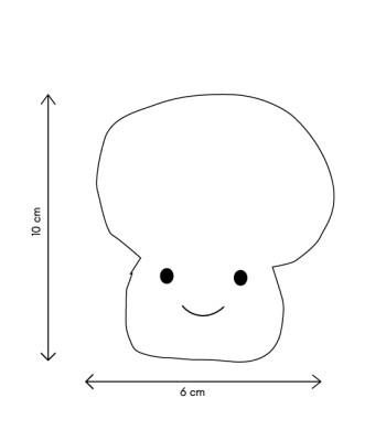 Wild & Soft Garden Friends Peluş Oyuncak // Mantar